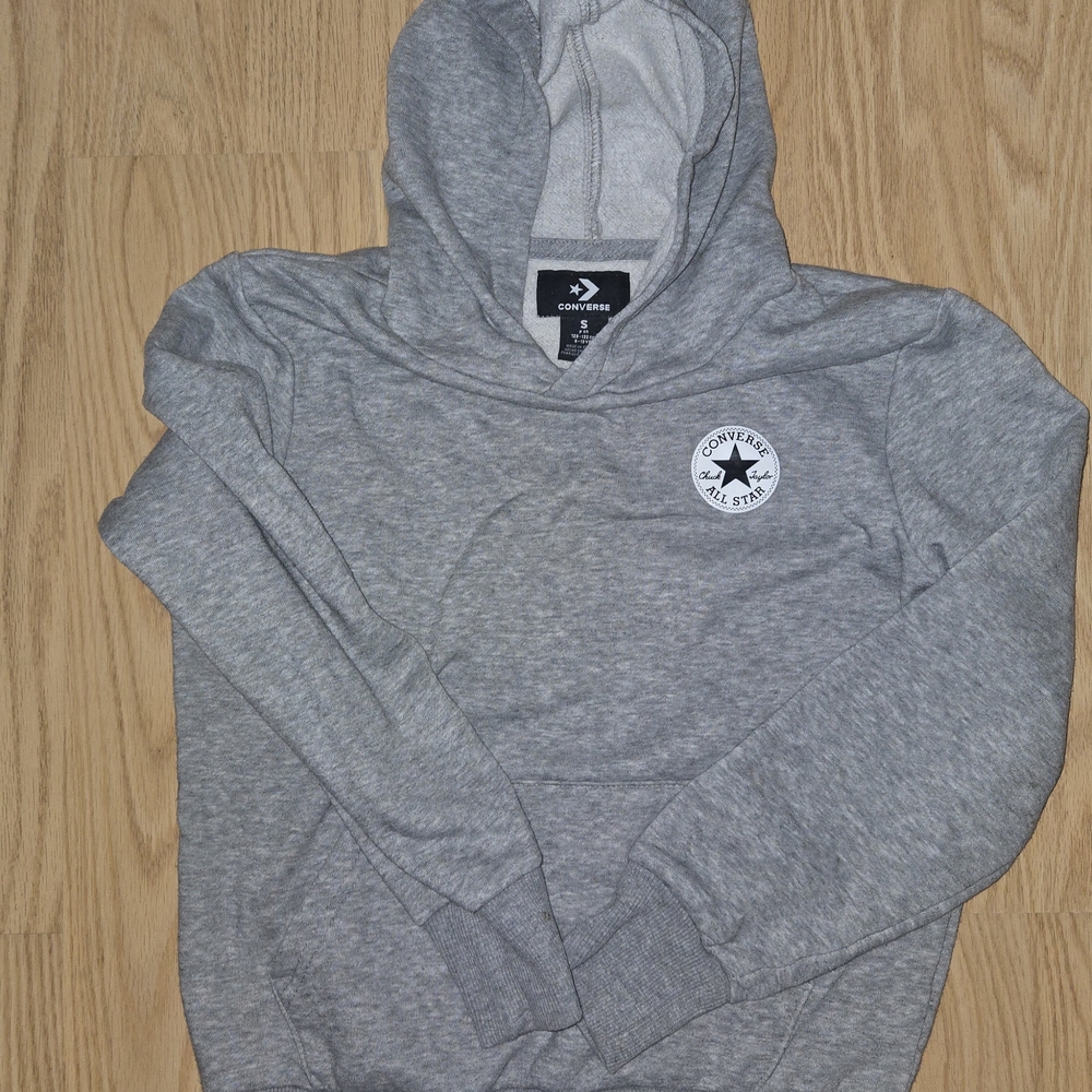 Kids Converse Gray Hoodie Sweater
